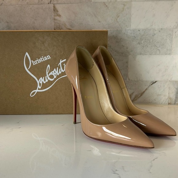 Christian Louboutin Shoes - Christian Louboutin “So Kate” 39 Nude - Authentic